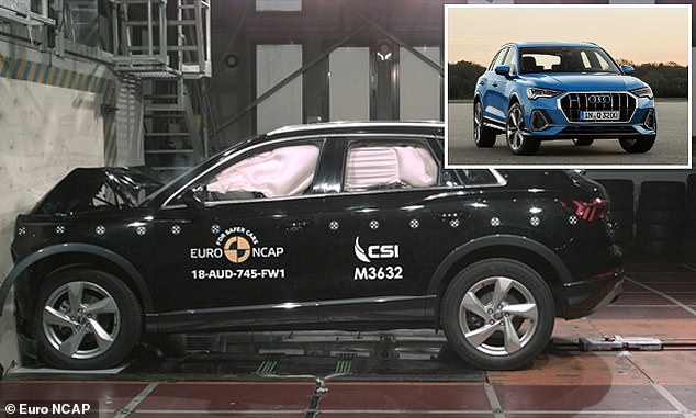 Thatcham Research said the Q3 SUV took its place in the list thanks to a range of crash avoidance tech