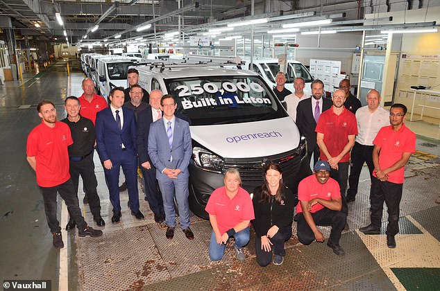 Some 1,200 staff in total work for Vauxhall in Luton, and a raft of new guidelines have been drawn up to protect the first who will return to their jobs next week