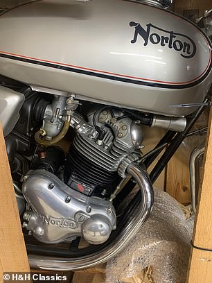 The 828cc parallel-twin engine has not been turned over