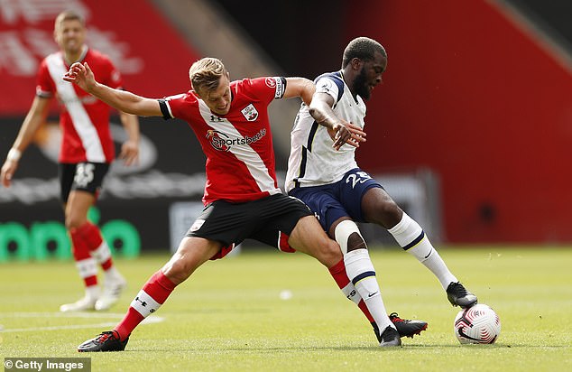 Ndombele produced a moment of magic in the build up to Tottenham's equaliser