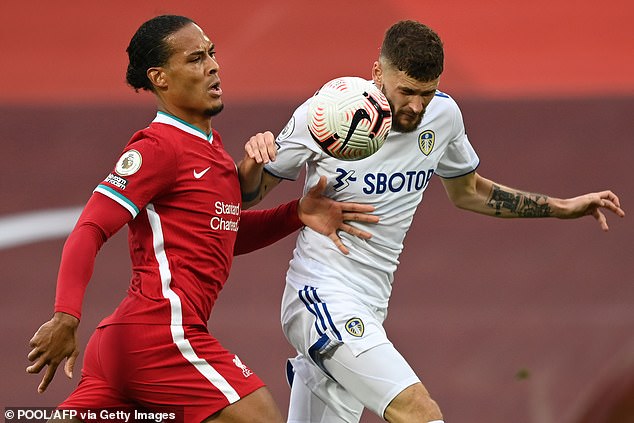 Van DIjk made a rare error during Liverpool's opening day win over Leeds this month