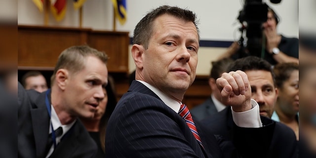 FBI Deputy Assistant Director Peter Strzok is seated to testify before the the House Committees on the Judiciary and Oversight and Government Reform during a hearing on "Oversight of FBI and DOJ Actions Surrounding the 2016 Election," on Capitol Hill, Thursday, July 12, 2018, in Washington. (AP Photo/Evan Vucci)