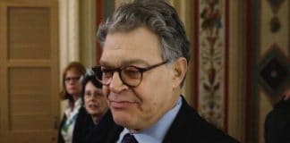 Al Franken arrives at the U.S. Senate to announce his resignation over allegatons of sexual misconduct on Capitol Hill in Washington, Dec. 7, 2017. (Reuters)