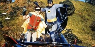 Burt Ward and Adam West.