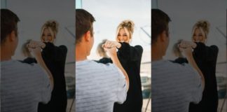 Sadie Robertson seen with husband Christian Huff.