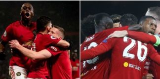 Manchester United and Chelsea are keen to restart the season 